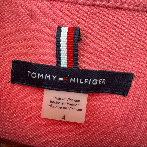 Tommy Hilfiger Full Zip Blazer Moto Zip Cuffs Padded Shoulders. Pink. Size 4 - Picture 2 of 15
